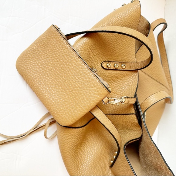 Like new never used Rebecca Minoff camel satchel - Picture 5 of 9